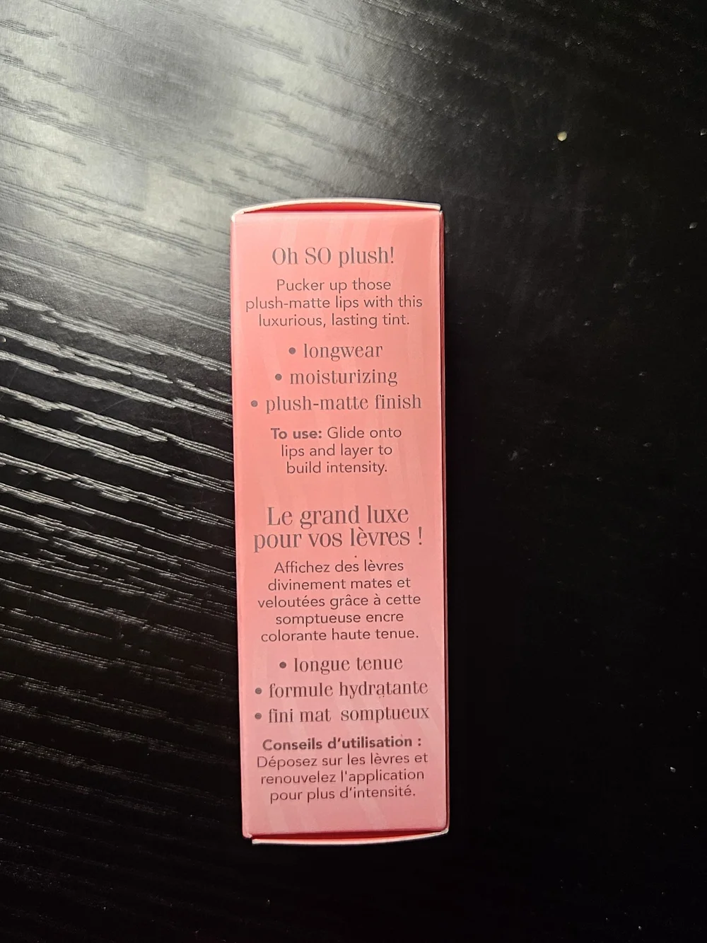 Benefit 2 lot Plushtint Moisturizing Matte Lip Tint snuggle up / quilty pleasure